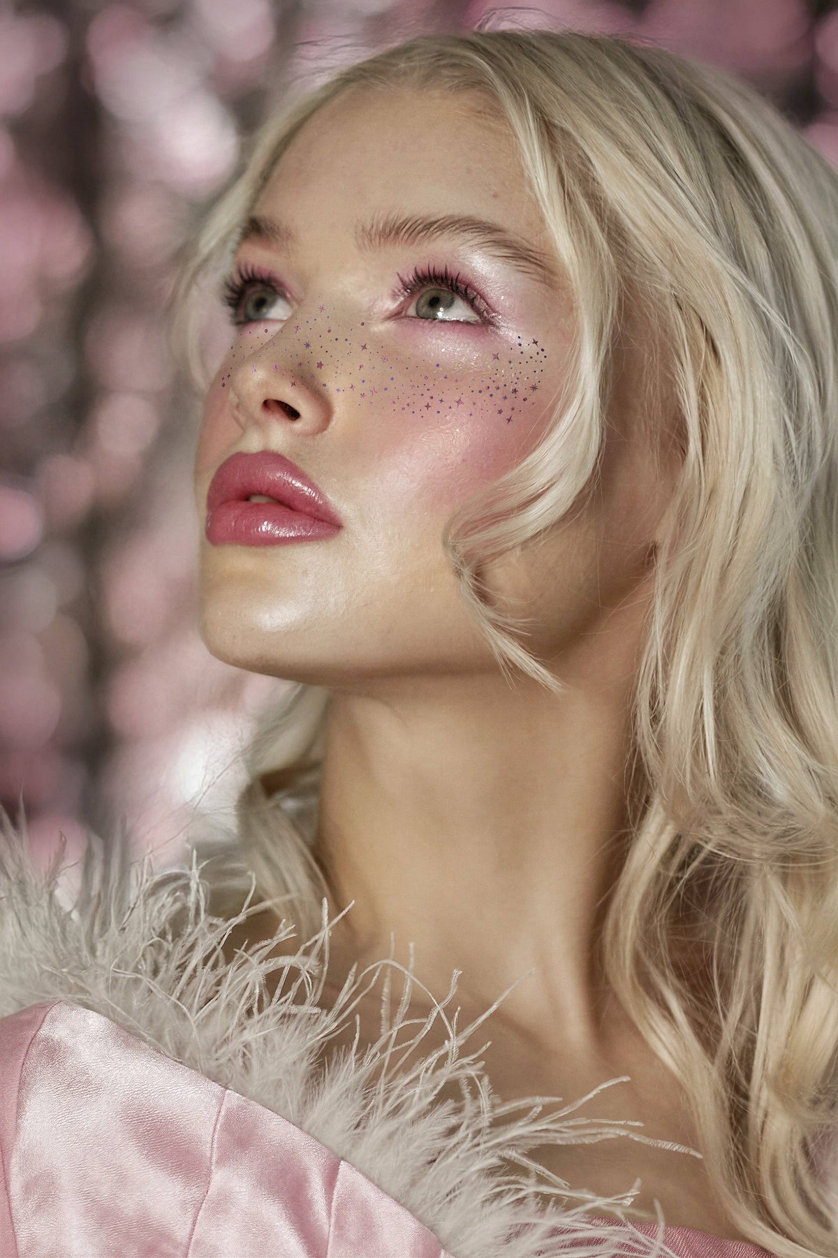 FAZIT Pink "Good" Witch Glitter Halloween Makeup Tattoo