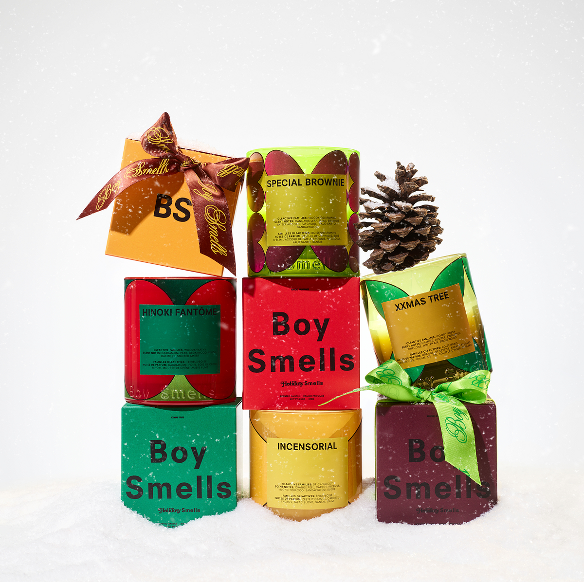 Boy Smells holiday candles