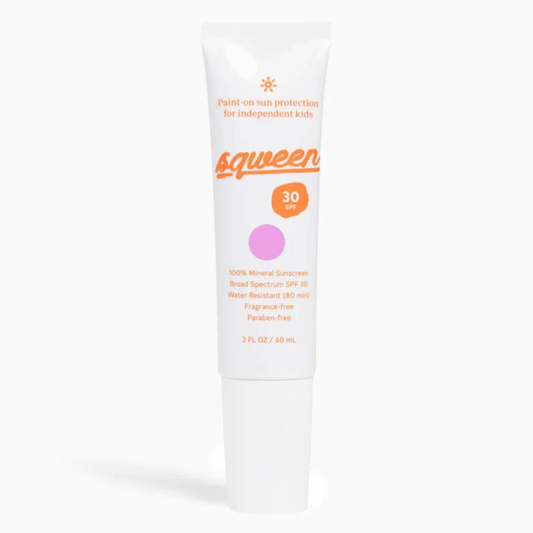 Sqween SunPaint 100% Mineral Broad Spectrum SPF 30: Dark Pink