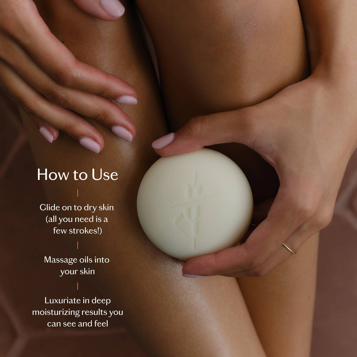 KATE MCLEOD Oud & Tuberose | Deep Moisturizing Lotion Bar