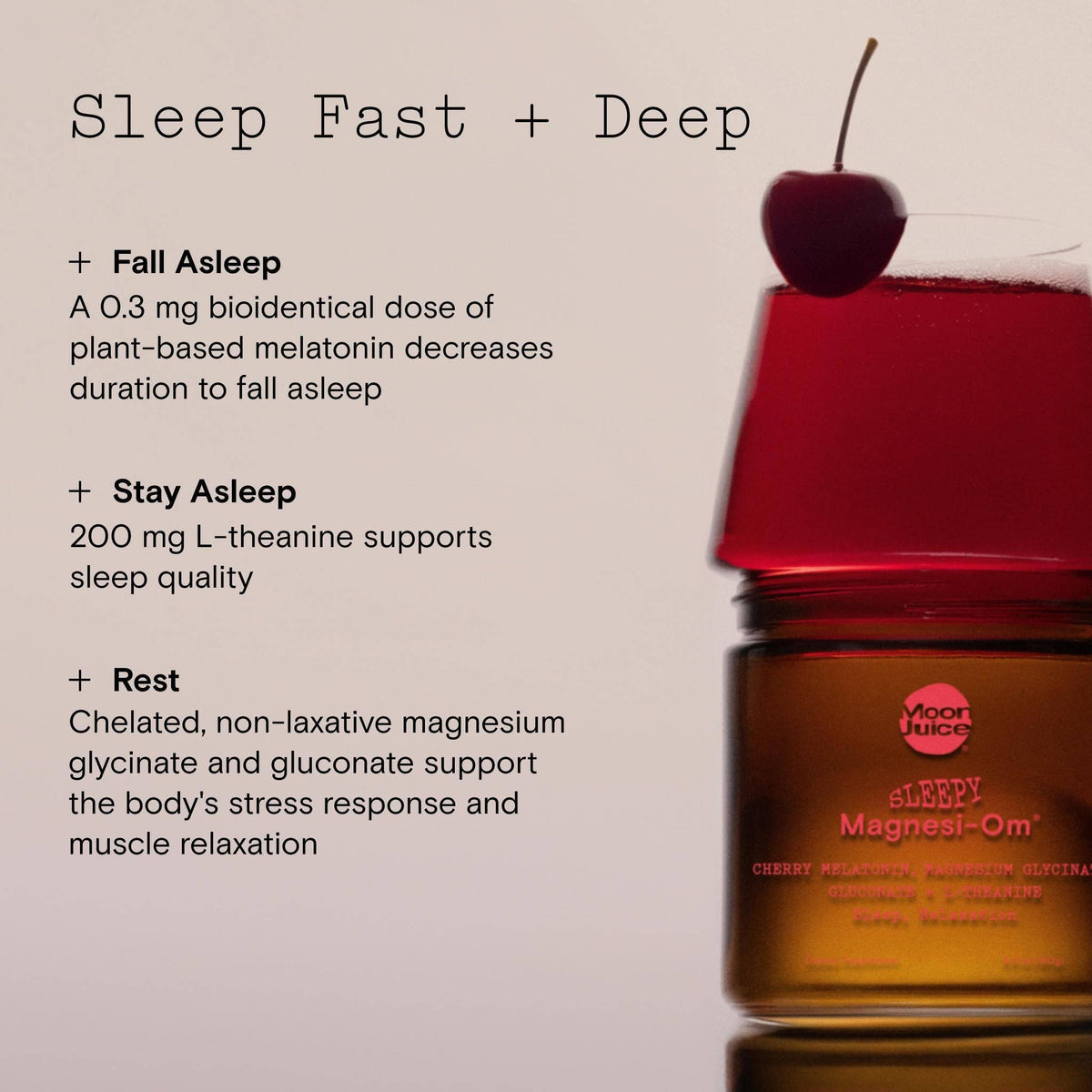 MOON JUICE Sleepy Magnesi-Om® | Cherry