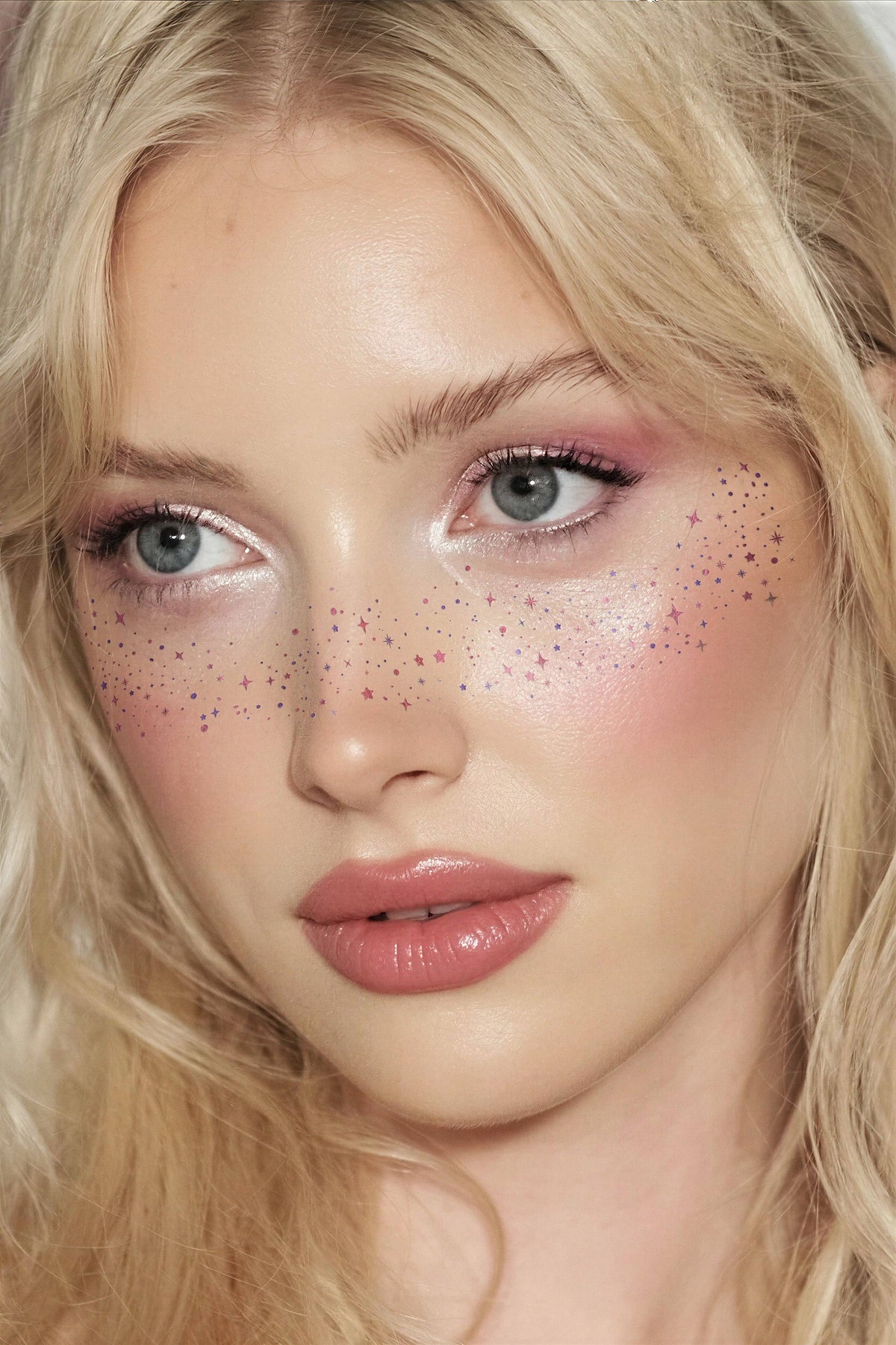 FAZIT Pink "Good" Witch Glitter Halloween Makeup Tattoo