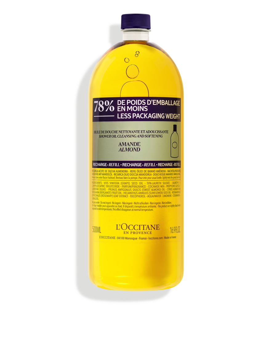 L'OCCITANE Shower Gel Oil  | Almond REFILL