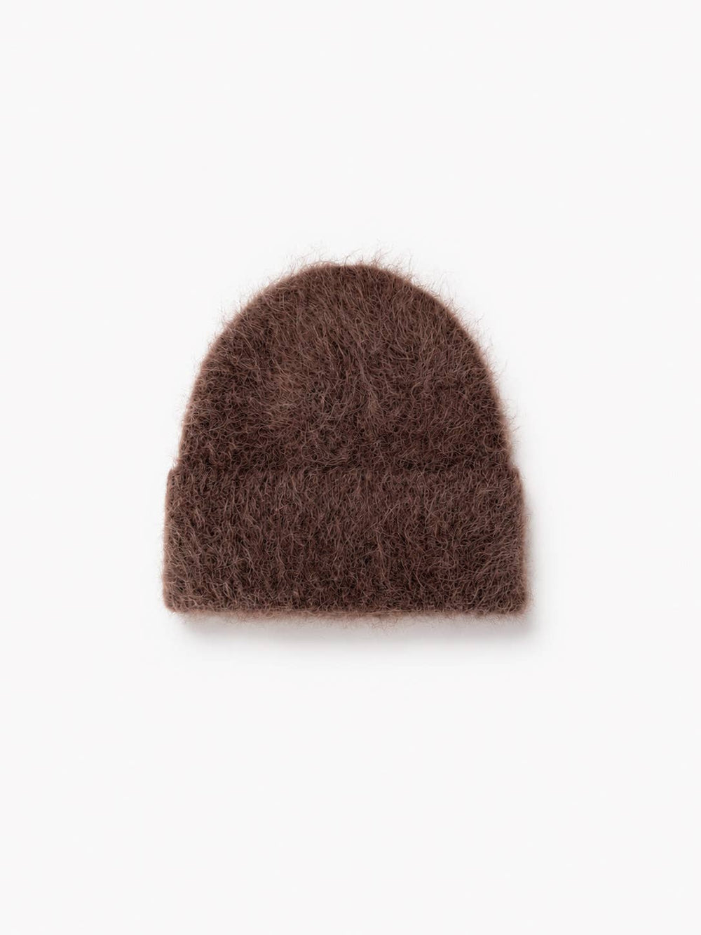 Arctic Fox Alpaca Wool Beanie in Dark Brown