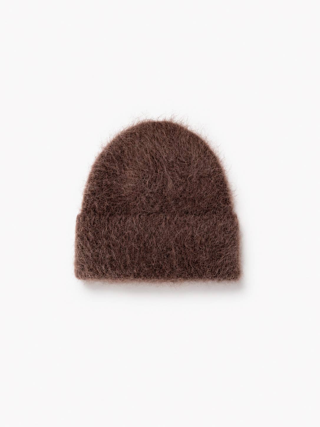 Arctic Fox Alpaca Wool Beanie in Dark Brown