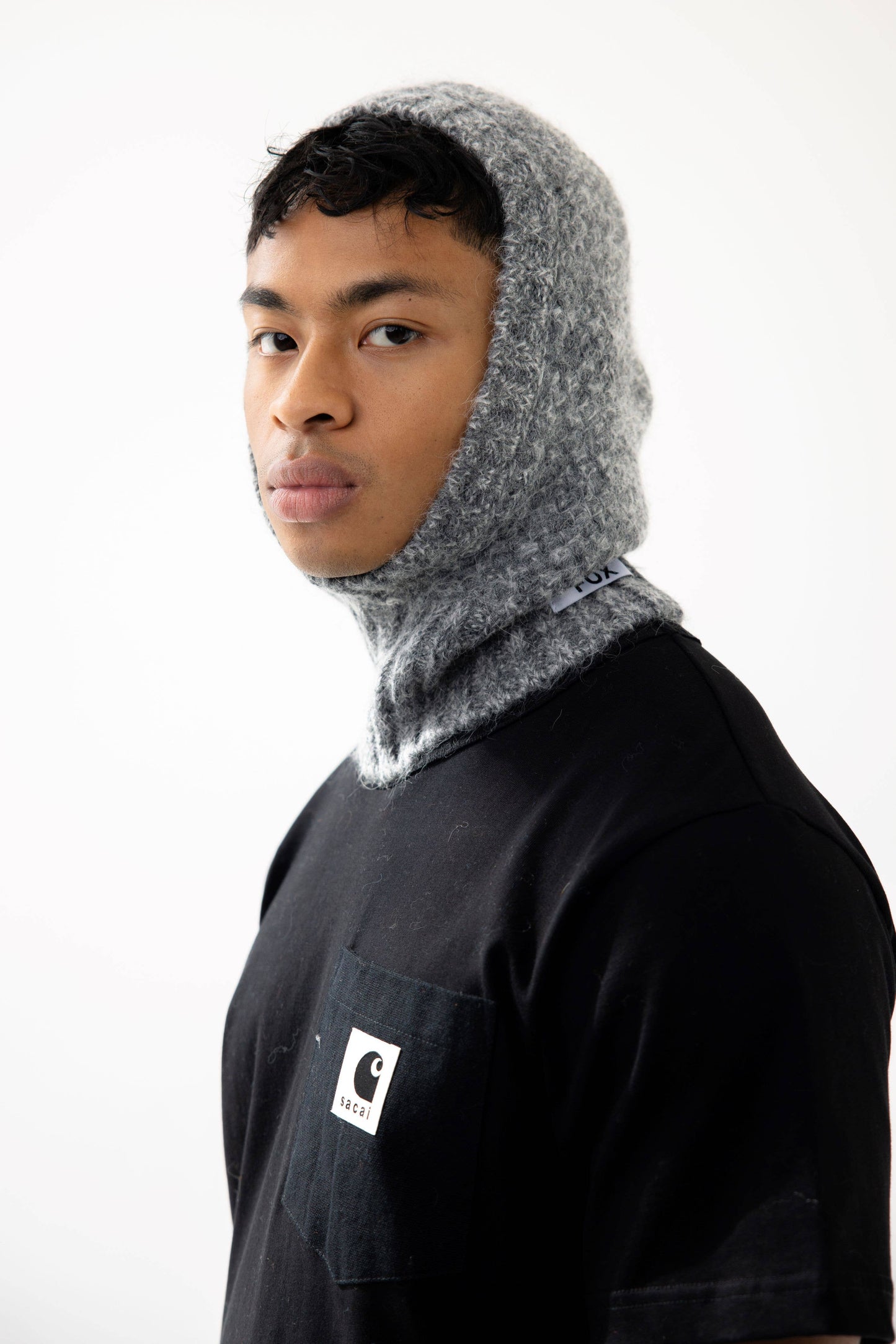 ARCTIC FOX Alpaca Balaclava Fitted Hood - Alpine Cloud - FW25