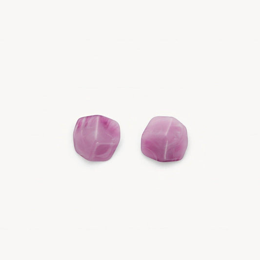 MACHETE Mini Sculpture Studs | Orchid
