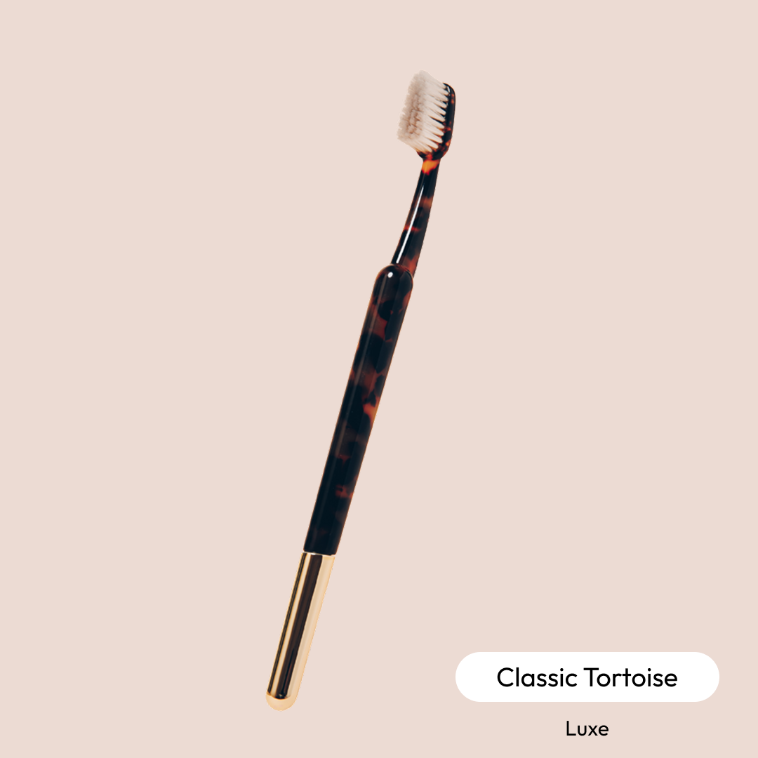 The Better Brush: Classic Tortoise w/ Gold - Luxe
