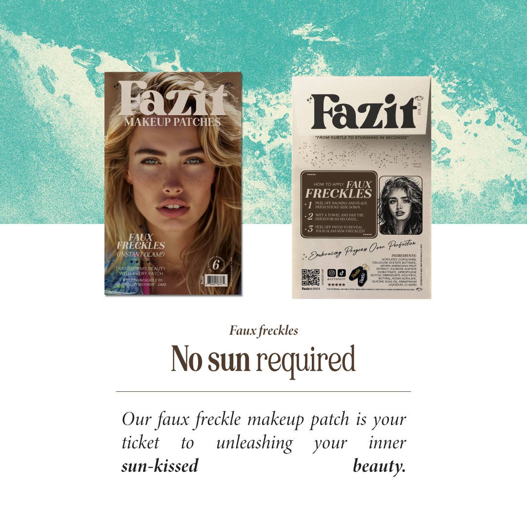 Faux Freckles Makeup Patches: 6