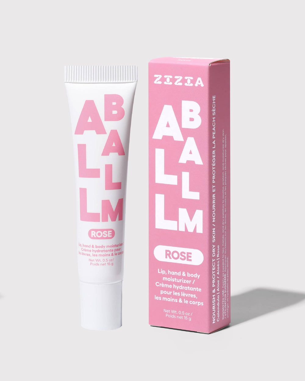 ZIZIA PLASTIC TUBE-Rose All Balm Tube