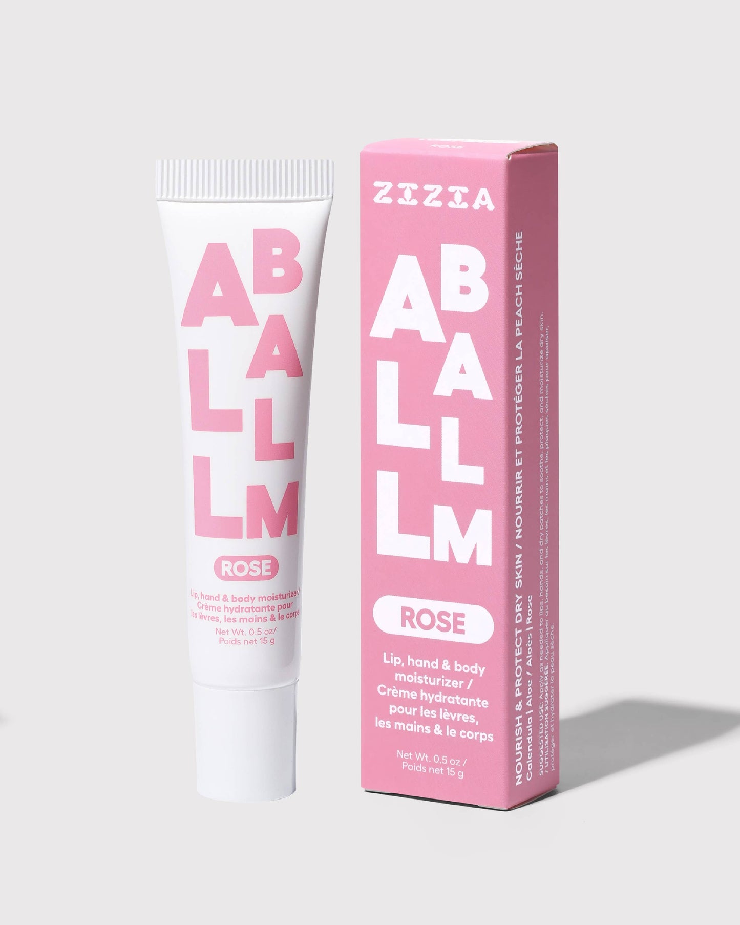 ZIZIA PLASTIC TUBE-Rose All Balm Tube