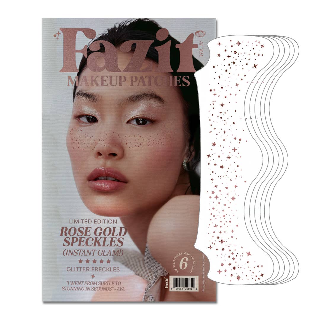 FAZIT Rose Gold Stardust Speckles Halloween Makeup Glitter