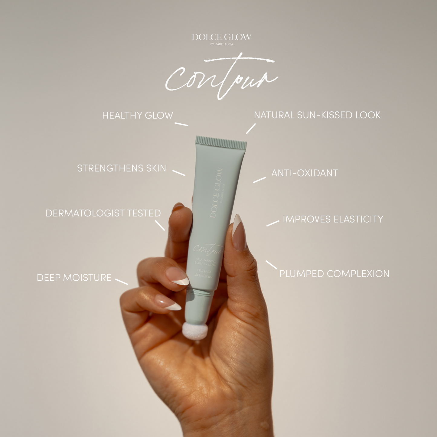 Dolce Glow by Isabel Alysa Contour Self-Tanning Sculpt + Glow