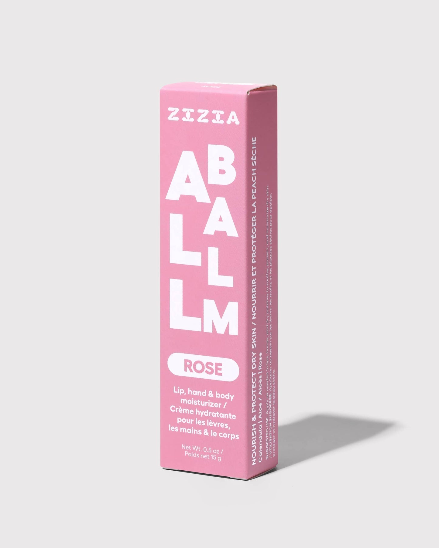 ZIZIA PLASTIC TUBE-Rose All Balm Tube