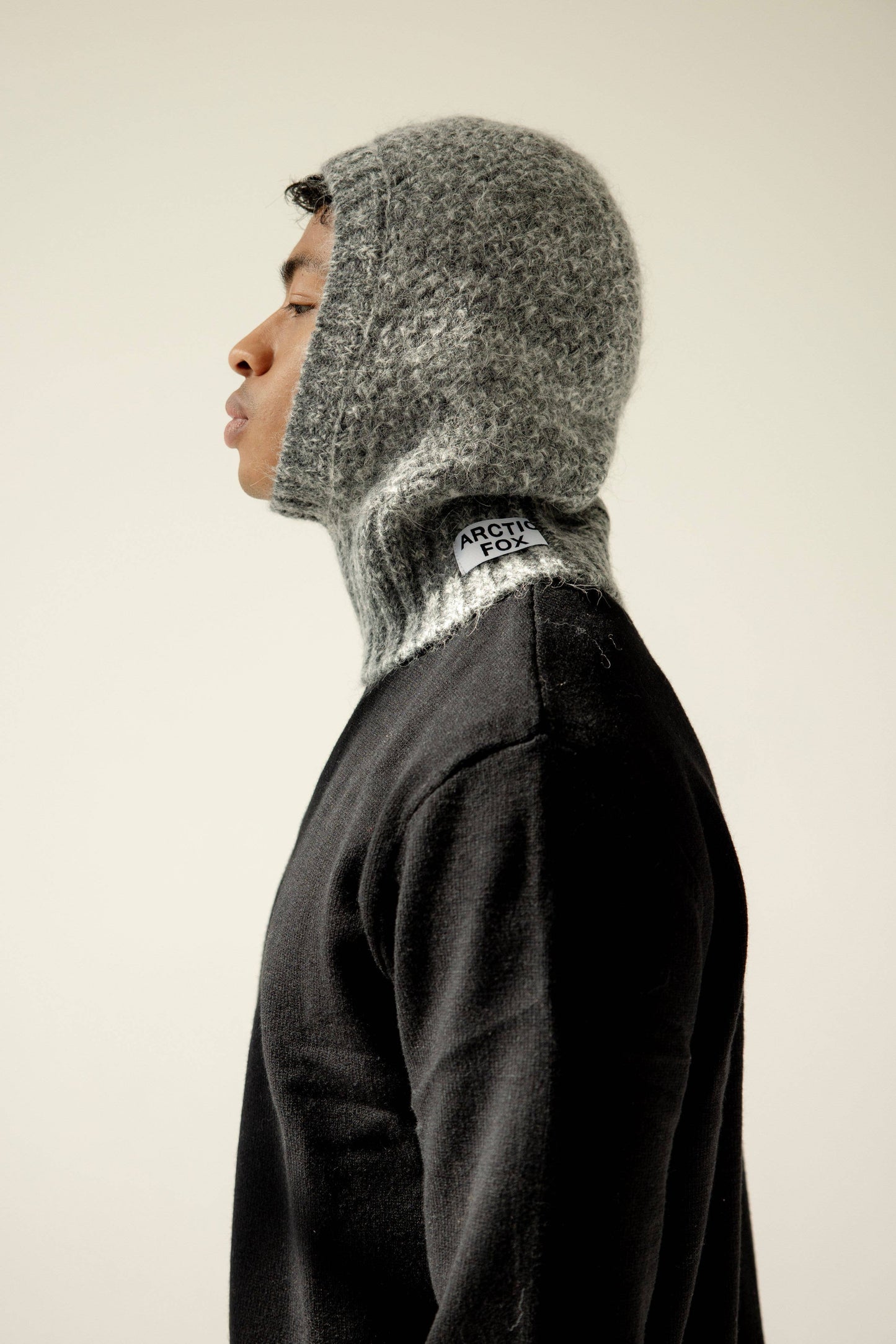ARCTIC FOX Alpaca Balaclava Fitted Hood - Alpine Cloud - FW25