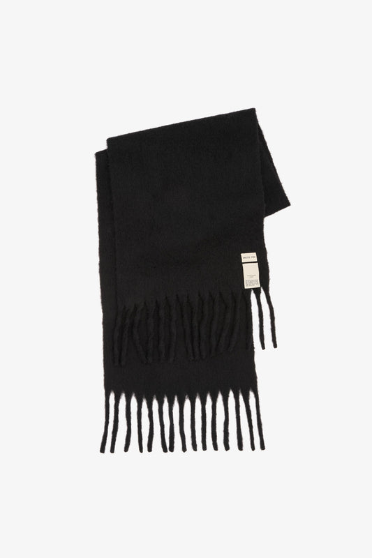 ARCTIC FOX The Reykjavik Scarf with RWS Wool - Black - FW25