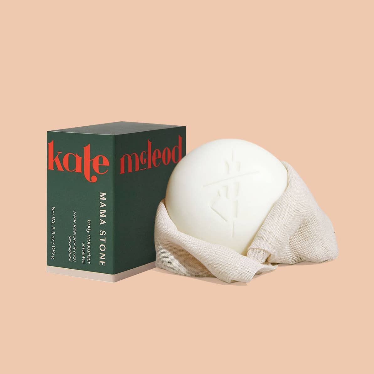KATE McLEOD Mama Stone | Deep Moisturizing Lotion Bar: Starter Kit (3.5 oz)