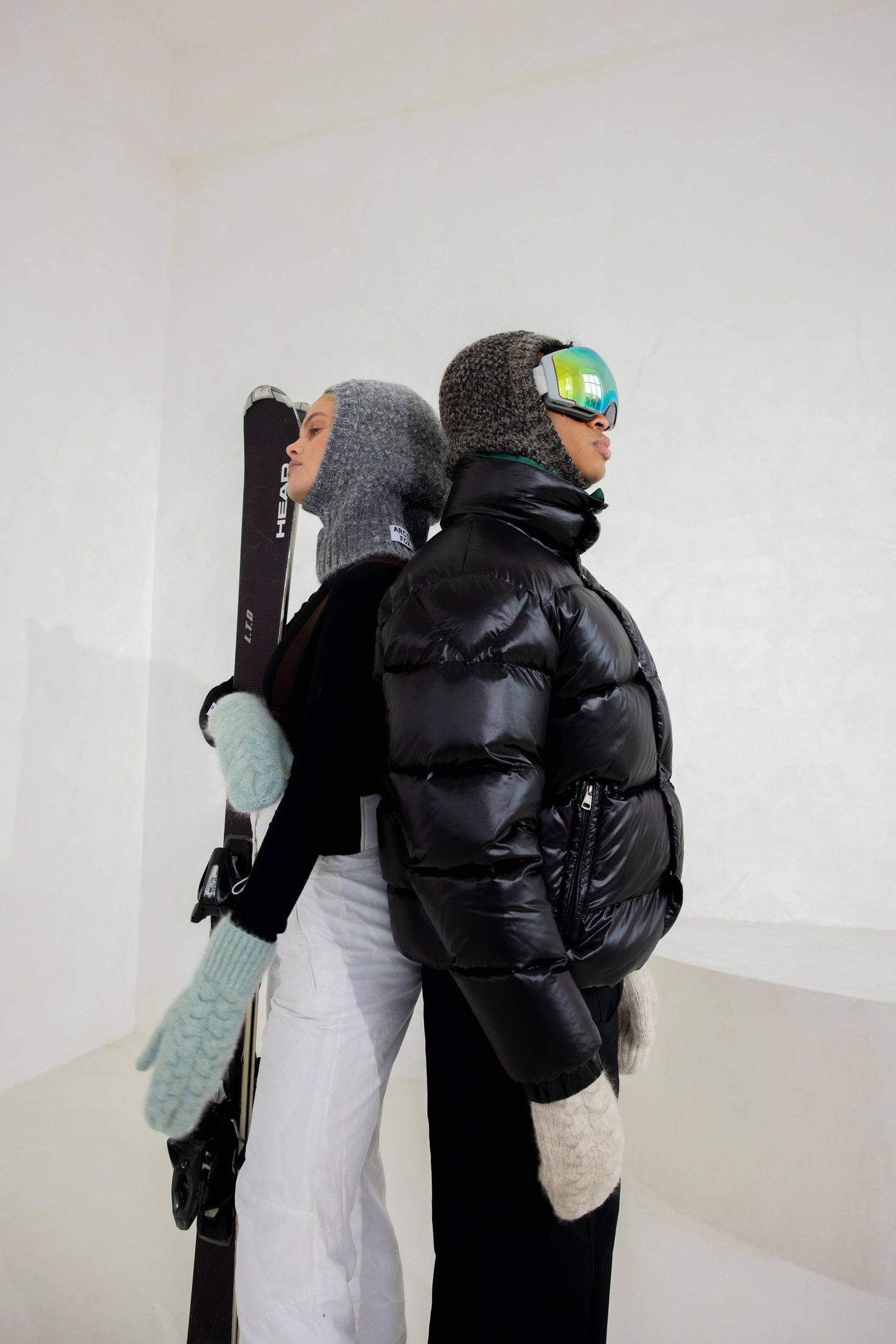 ARCTIC FOX Alpaca Balaclava Fitted Hood - Alpine Cloud - FW25