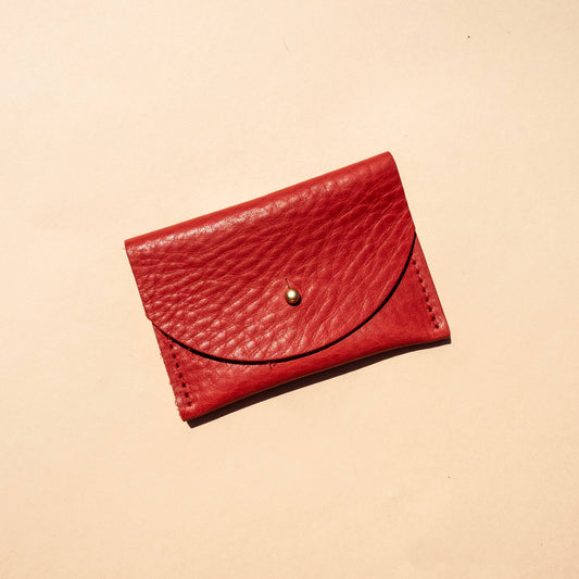 PRIMECUT Cardholder | Tomato Leather