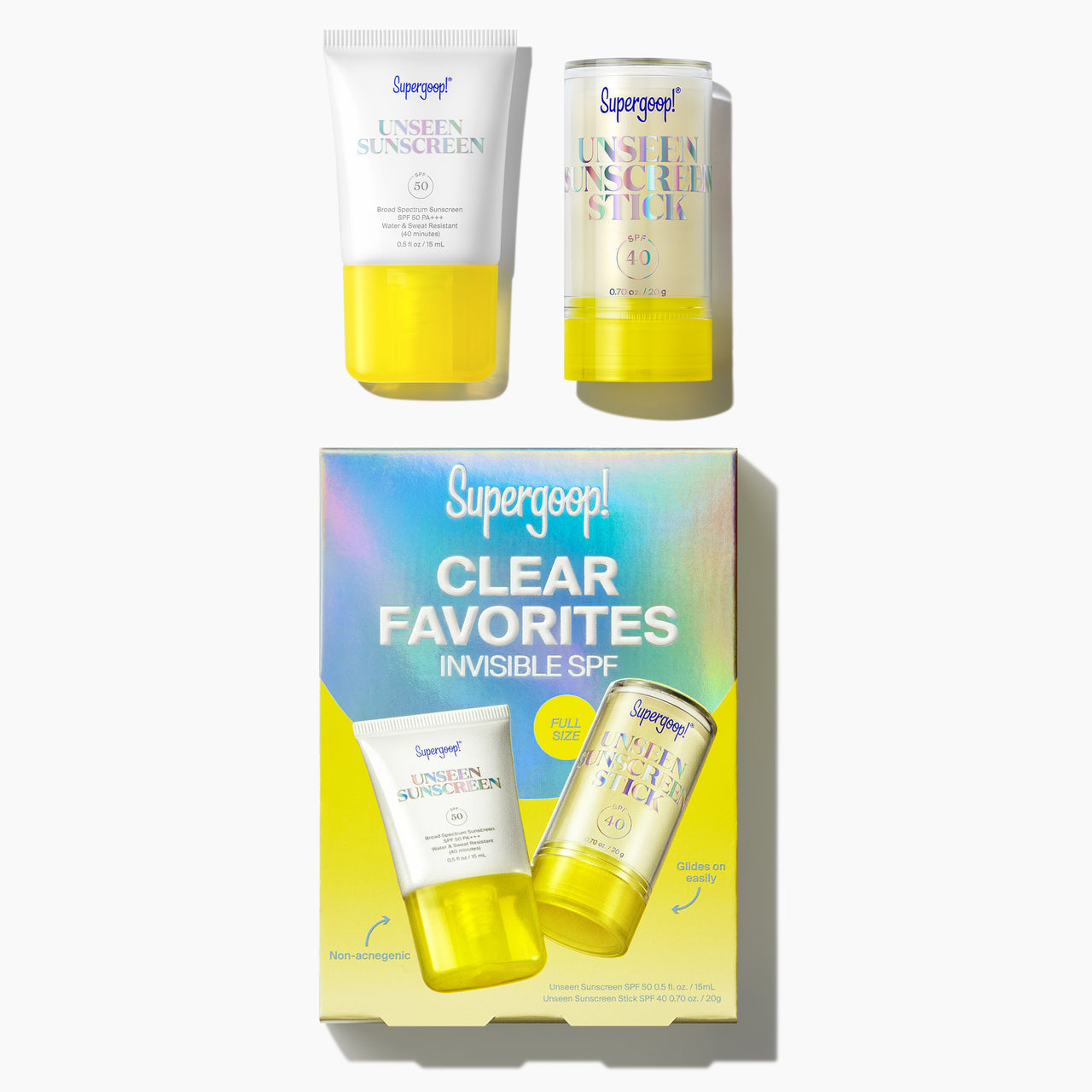 SUPERGOOP! Clear Favorites Set