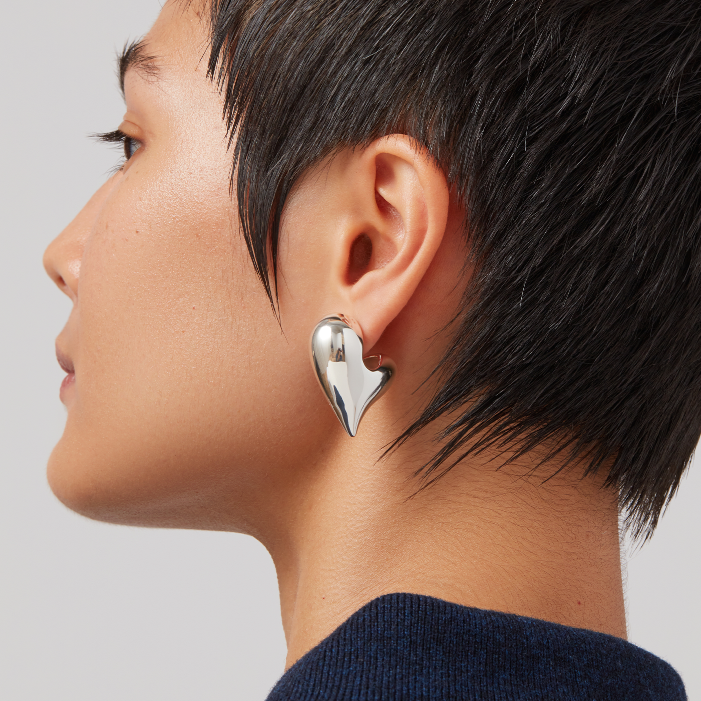 JENNY BIRD Art Heart Puff Earrings