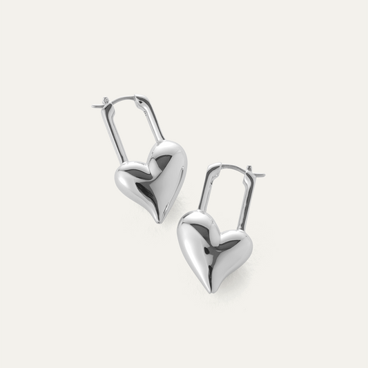 JENNY BRID Padlock Heart Earrings