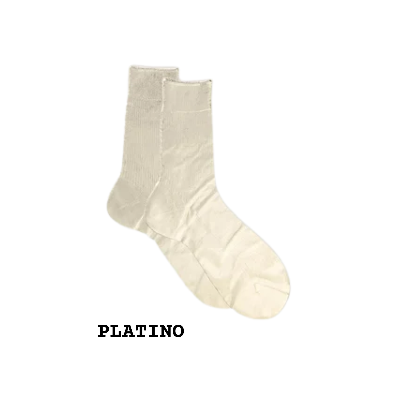 MARIA LA ROSA One Ribbed Laminated Socks