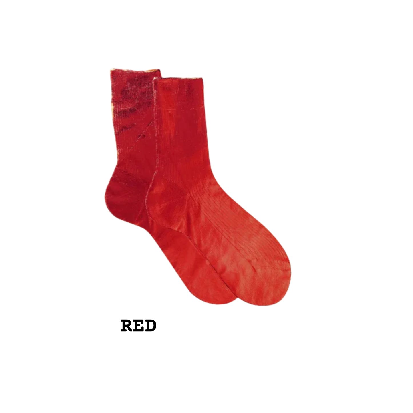 MARIA LA ROSA One Ribbed Laminated Socks