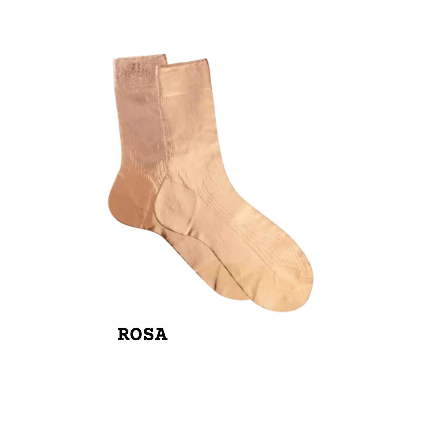 MARIA LA ROSA One Ribbed Laminated Socks
