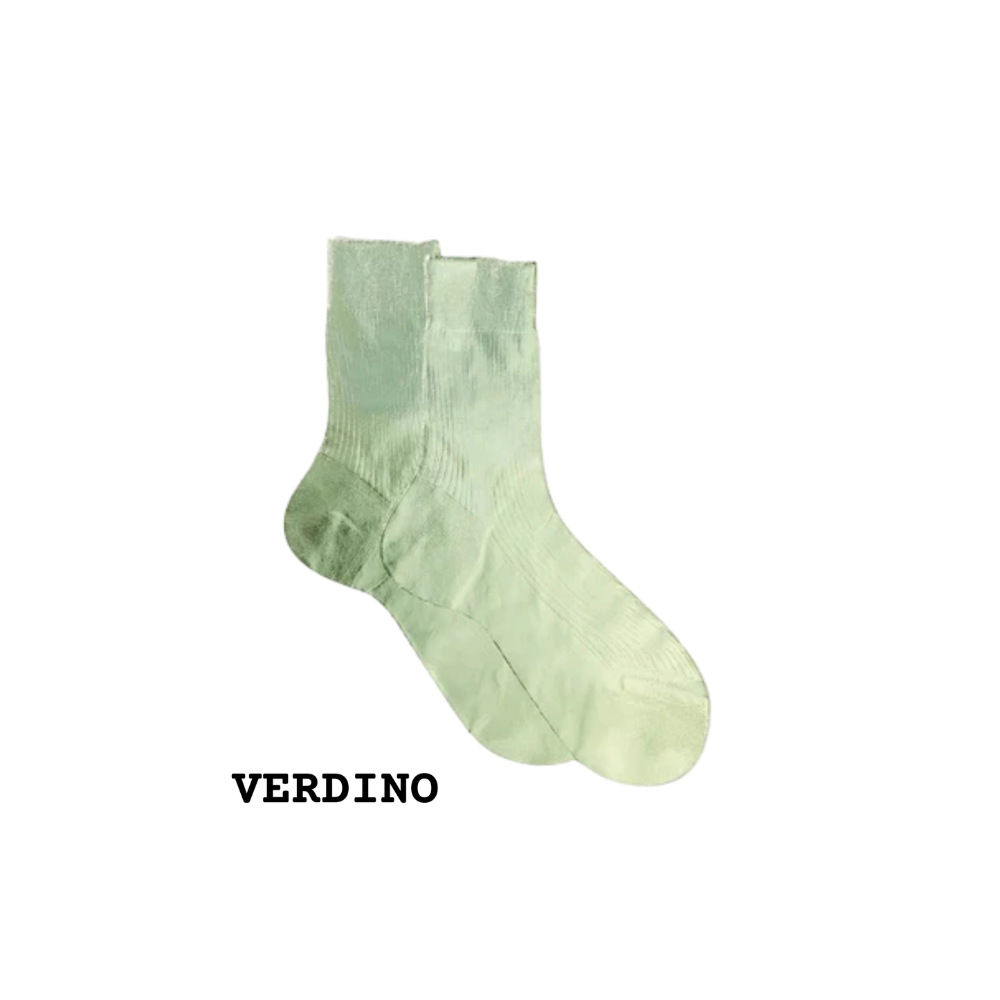 MARIA LA ROSA One Ribbed Laminated Socks
