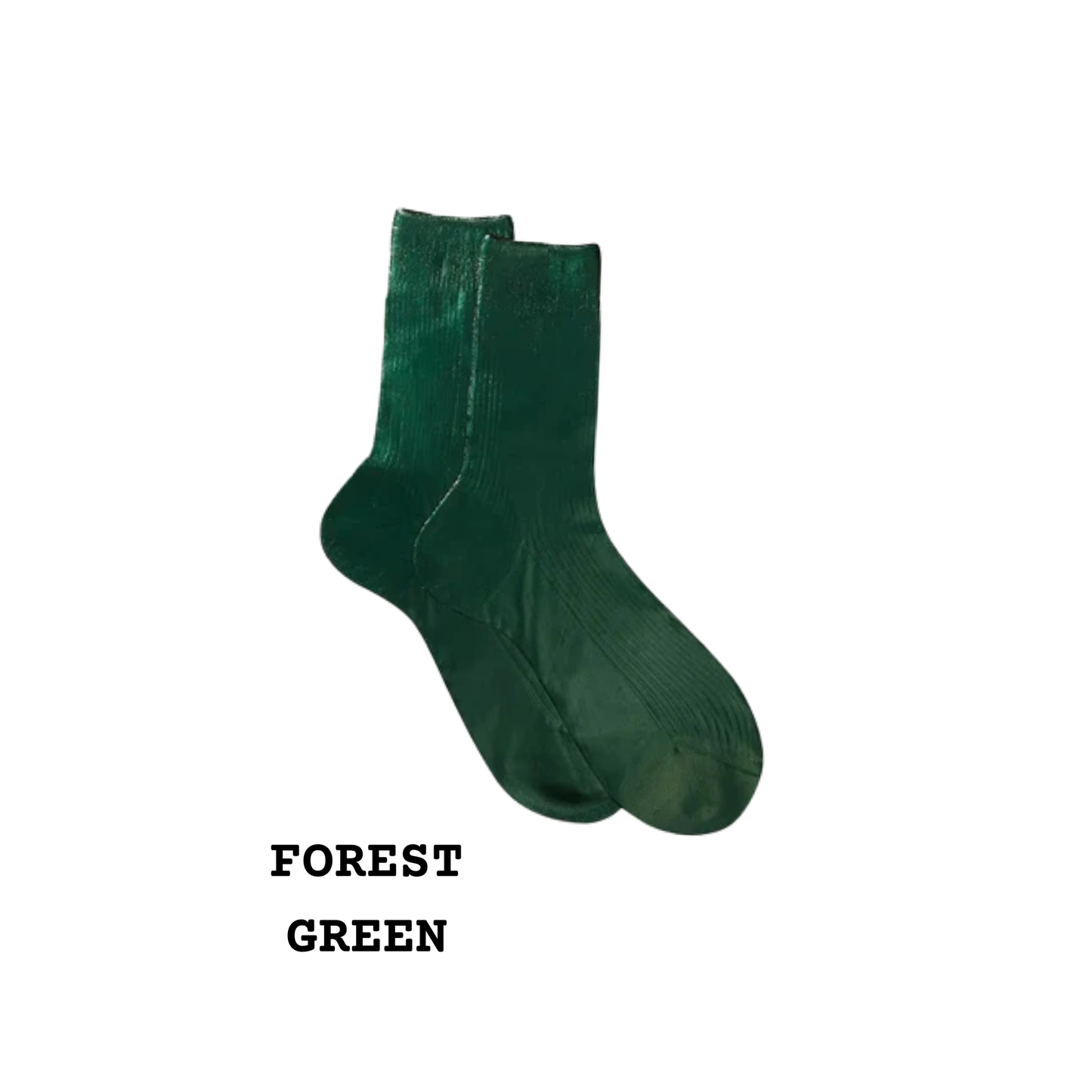 MARIA LA ROSA One Ribbed Laminated Socks