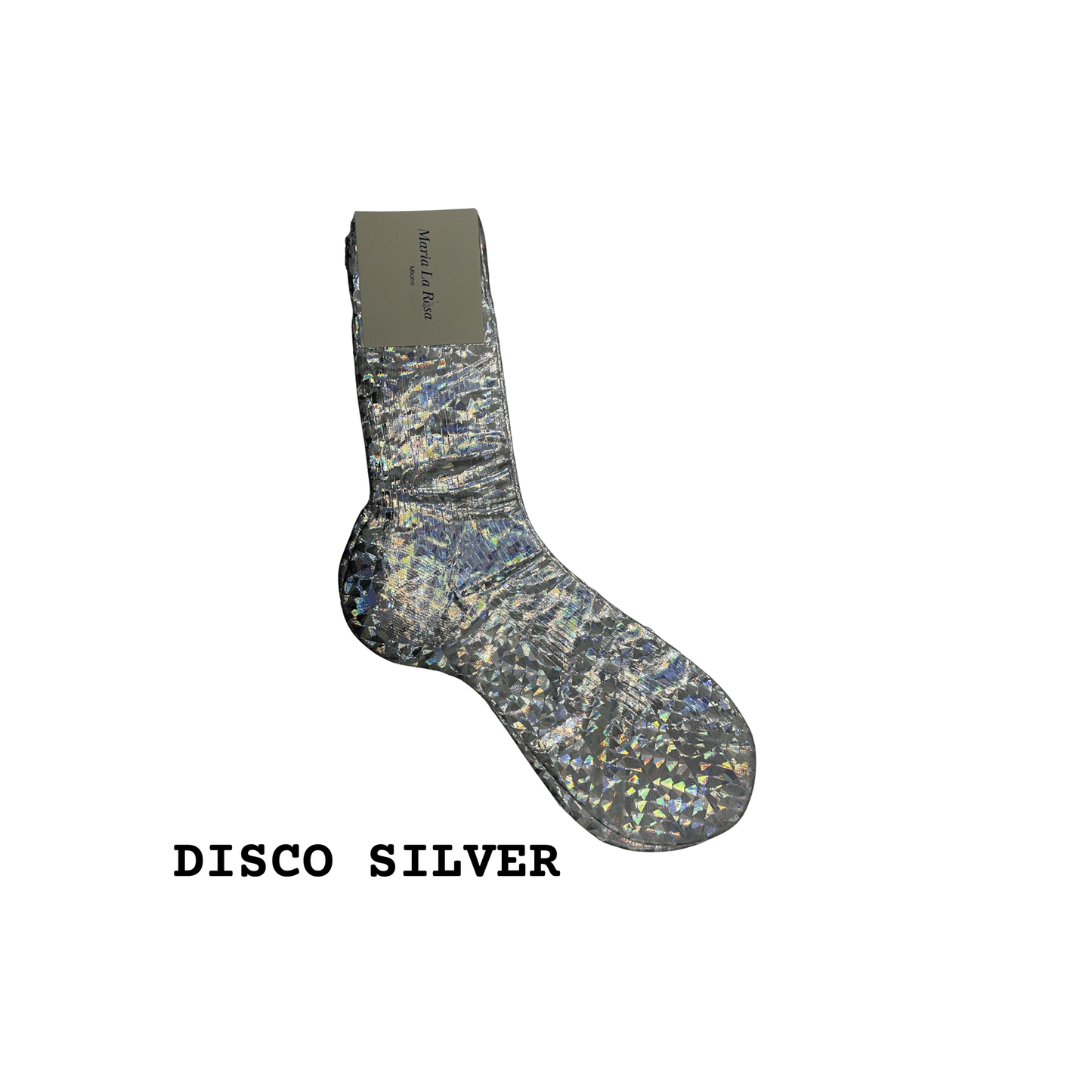 MARIA LA ROSA One Ribbed Laminated Socks