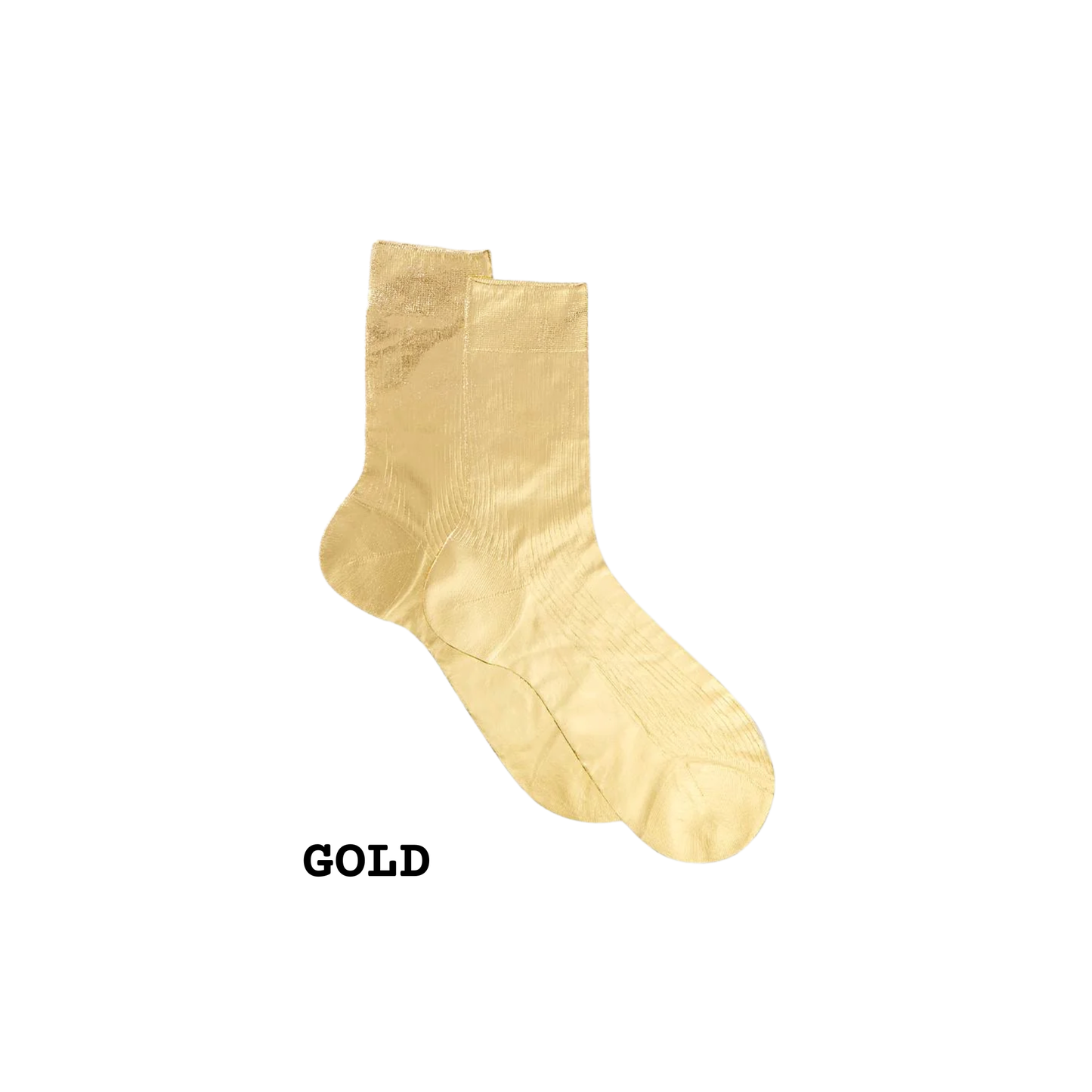 MARIA LA ROSA One Ribbed Laminated Socks