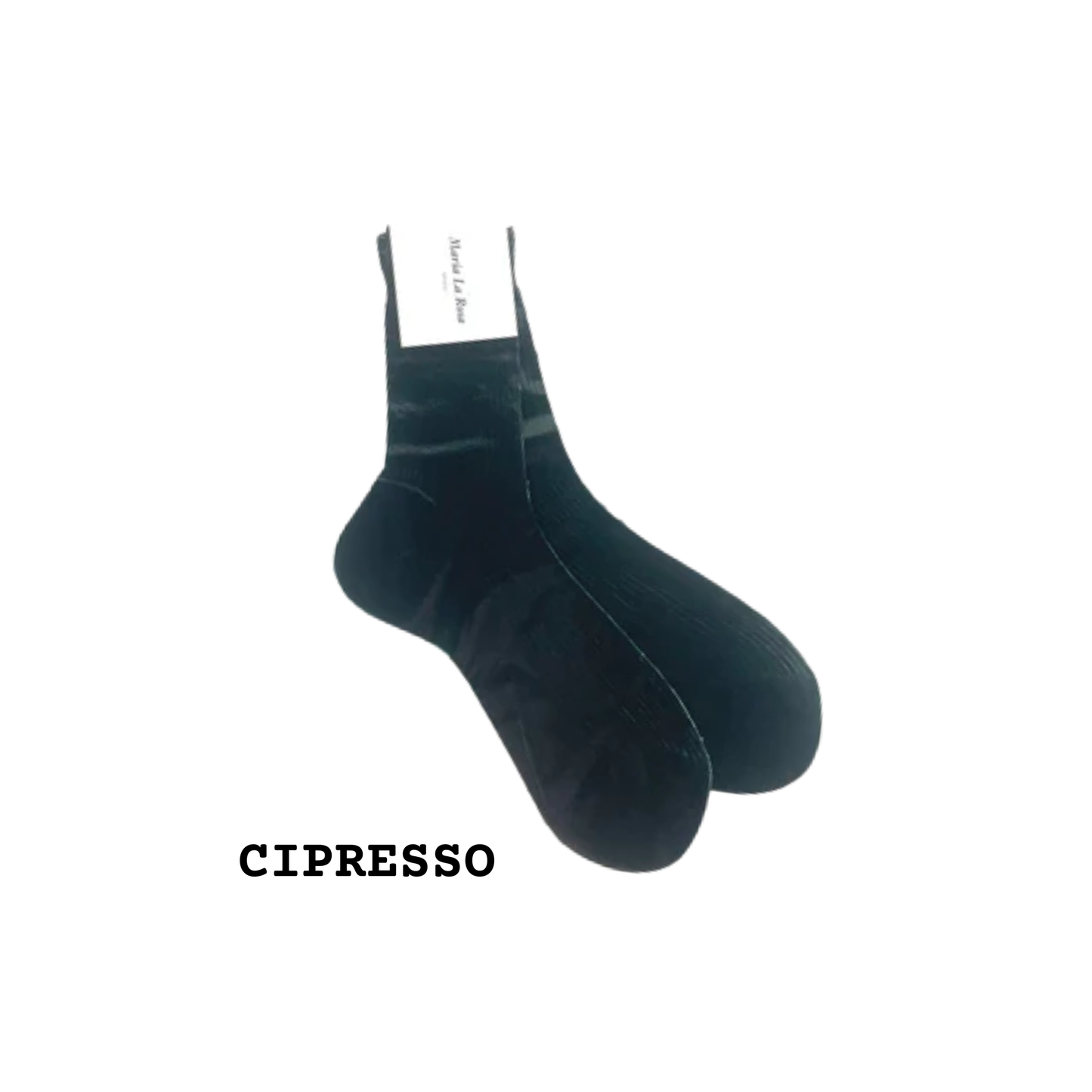 MARIA LA ROSA One Ribbed Laminated Socks