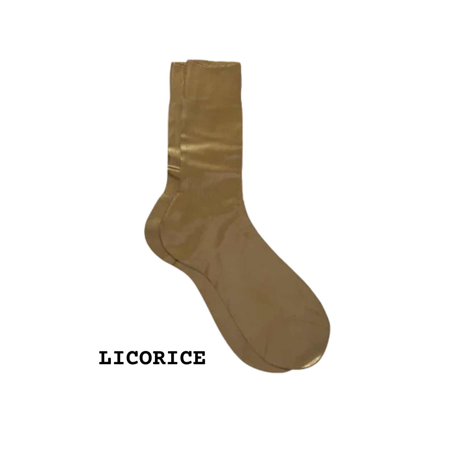 MARIA LA ROSA One Ribbed Laminated Socks