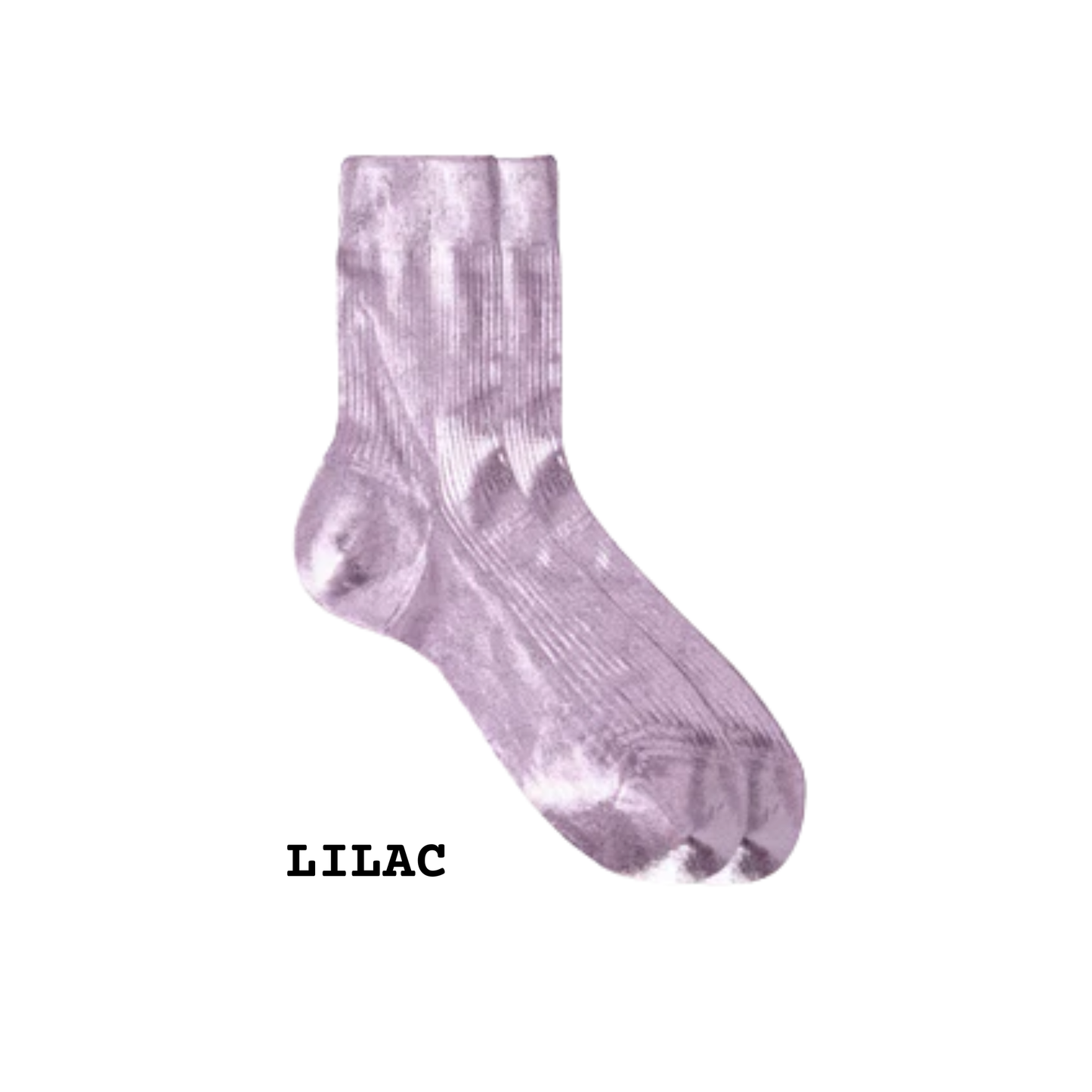 MARIA LA ROSA One Ribbed Laminated Socks