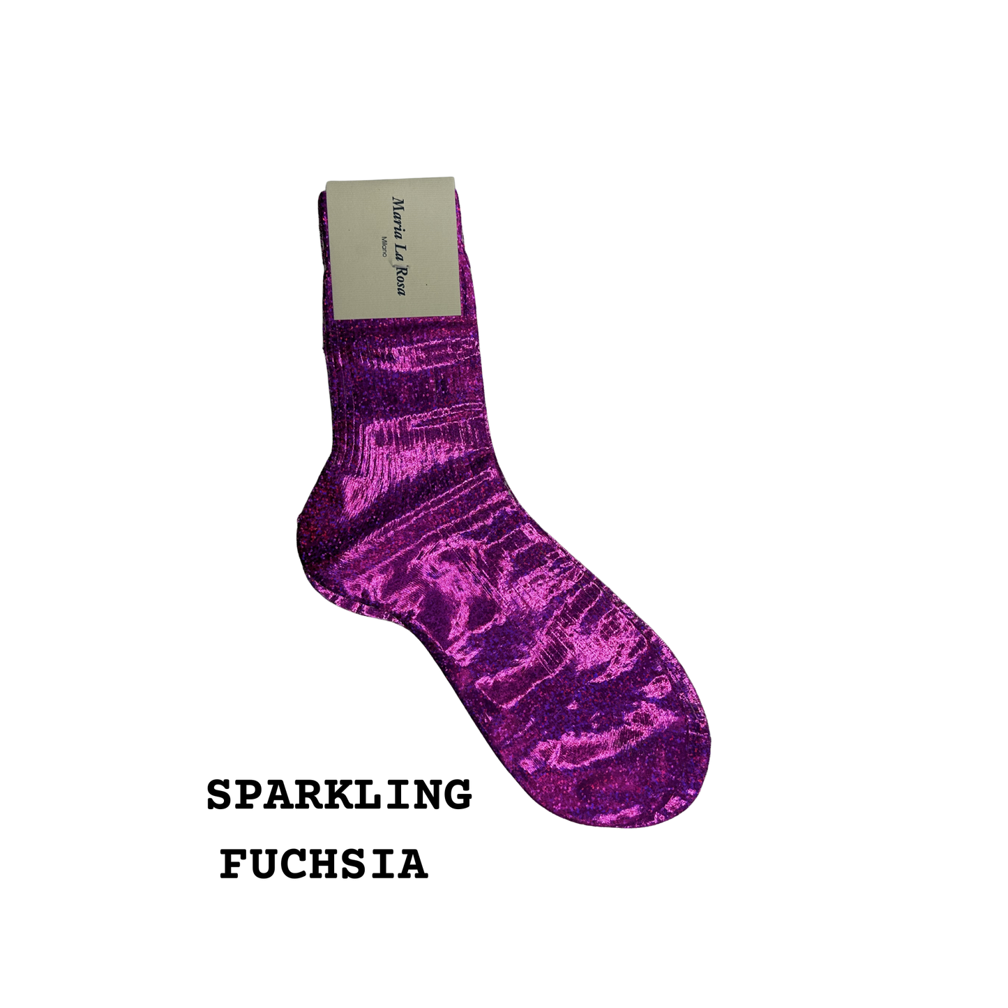 MARIA LA ROSA One Ribbed Laminated Socks
