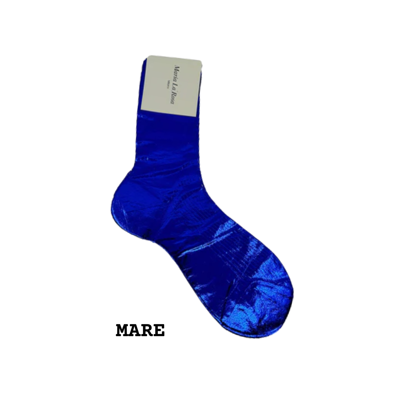 MARIA LA ROSA One Ribbed Laminated Socks