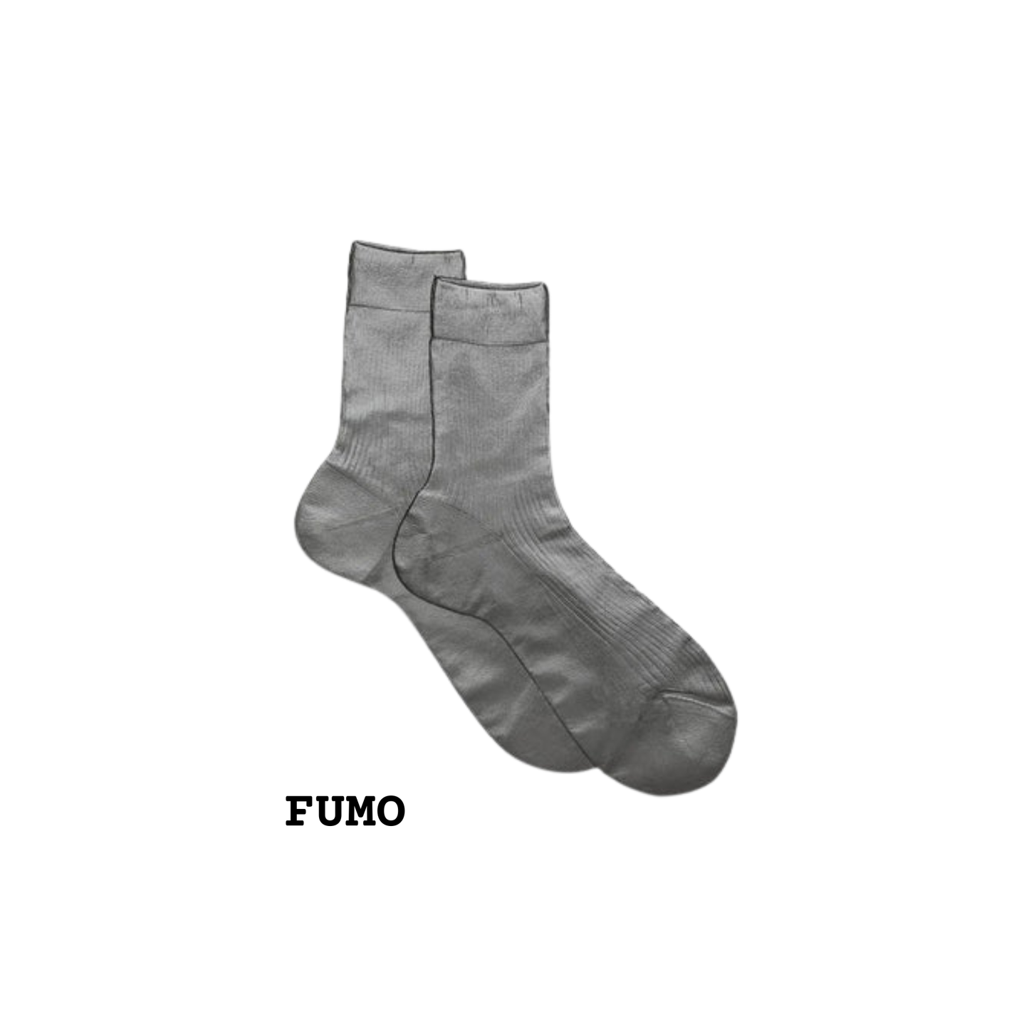 MARIA LA ROSA One Ribbed Laminated Socks