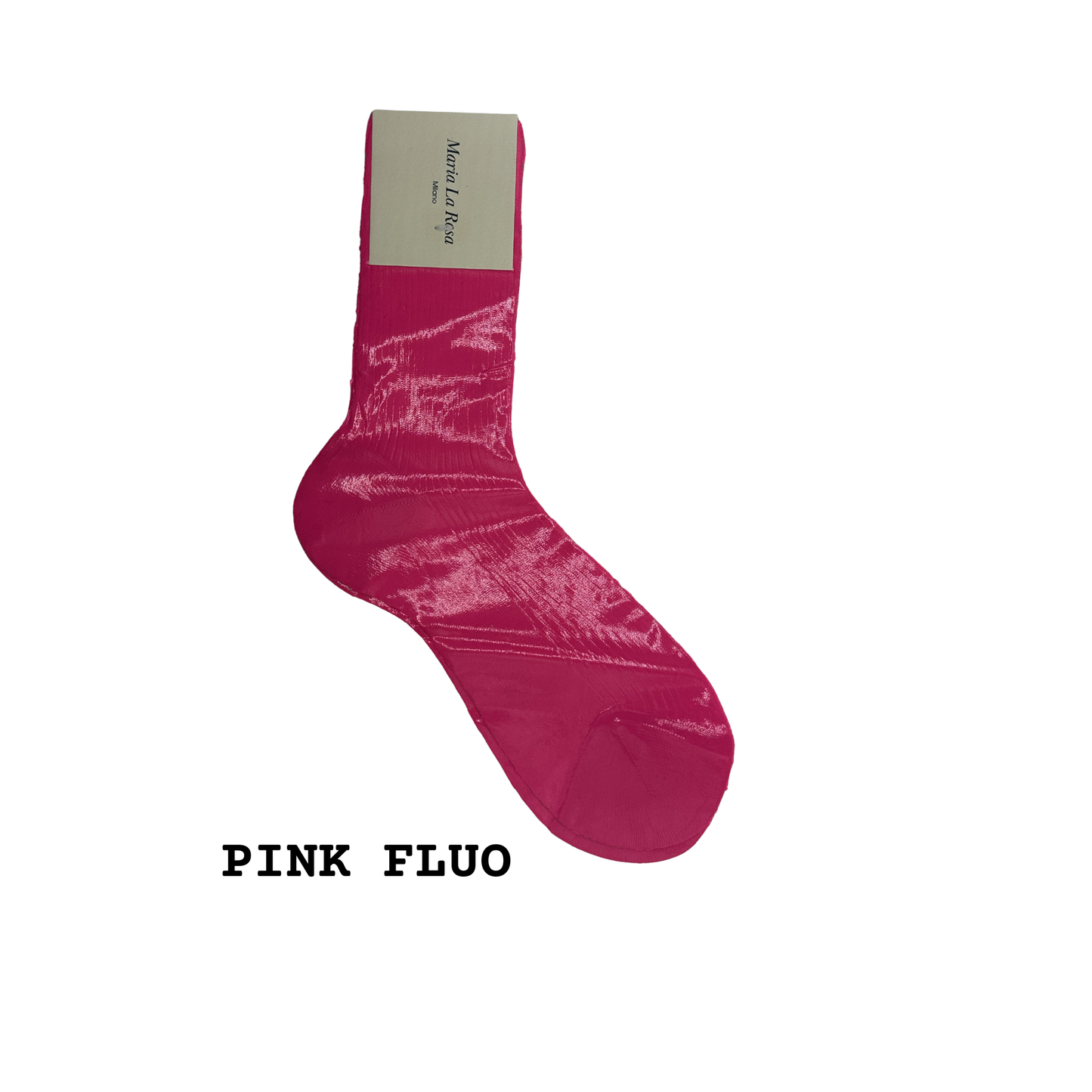 MARIA LA ROSA One Ribbed Laminated Socks