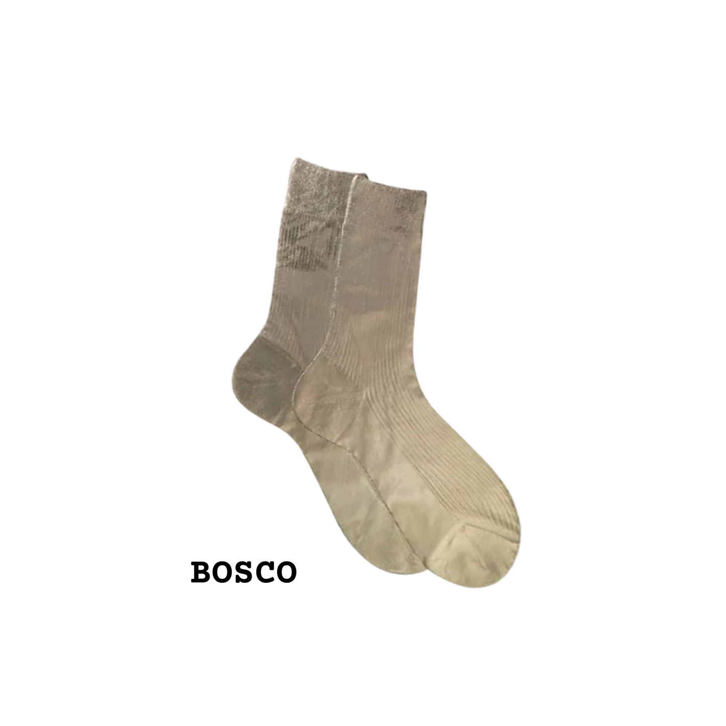 MARIA LA ROSA One Ribbed Laminated Socks
