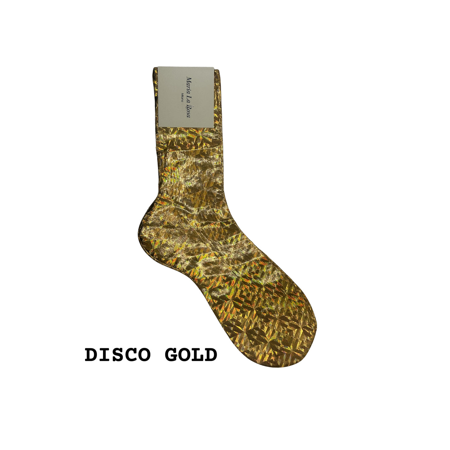 MARIA LA ROSA One Ribbed Laminated Socks