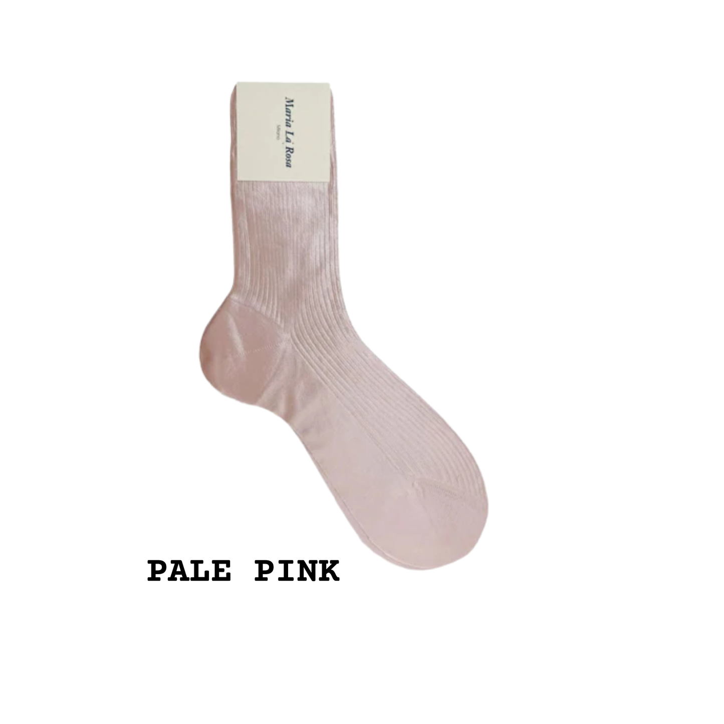 MARIA LA ROSA One Ribbed Laminated Socks