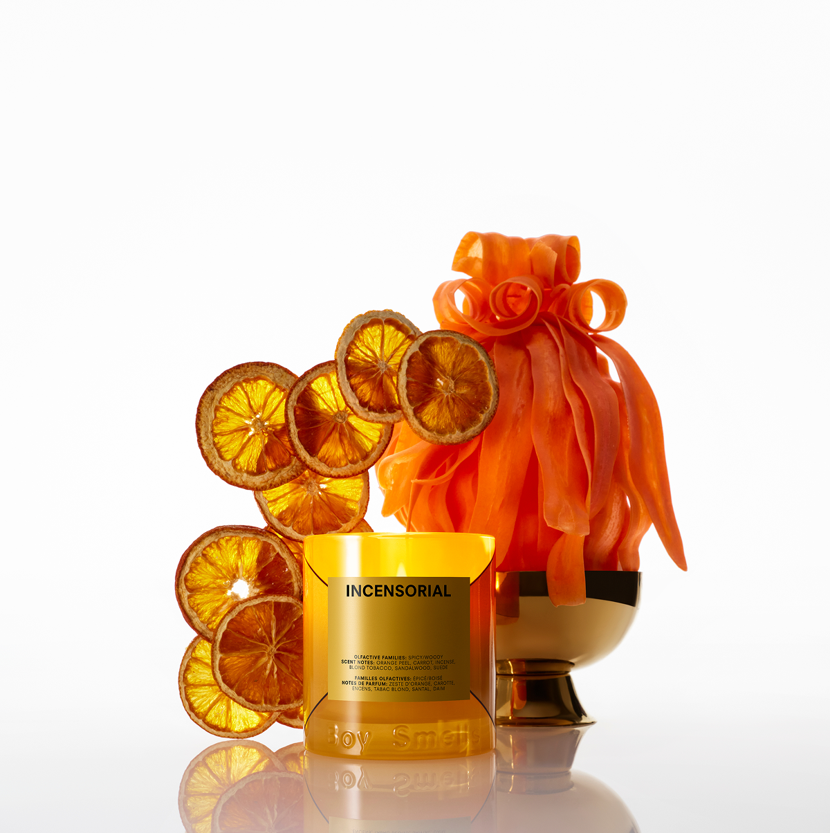 Boy Smells Incensorial Candle lit