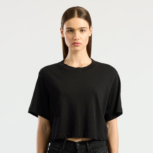 COTTON CITIZEN Tokyo Crop Tee | Jet Black