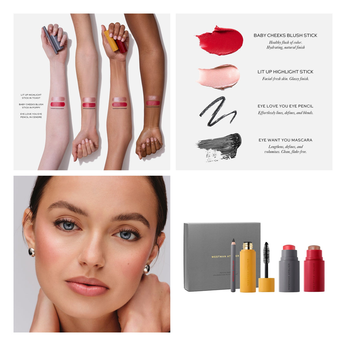 WESTMAN ATELIER Petite Party Holiday Makeup Set