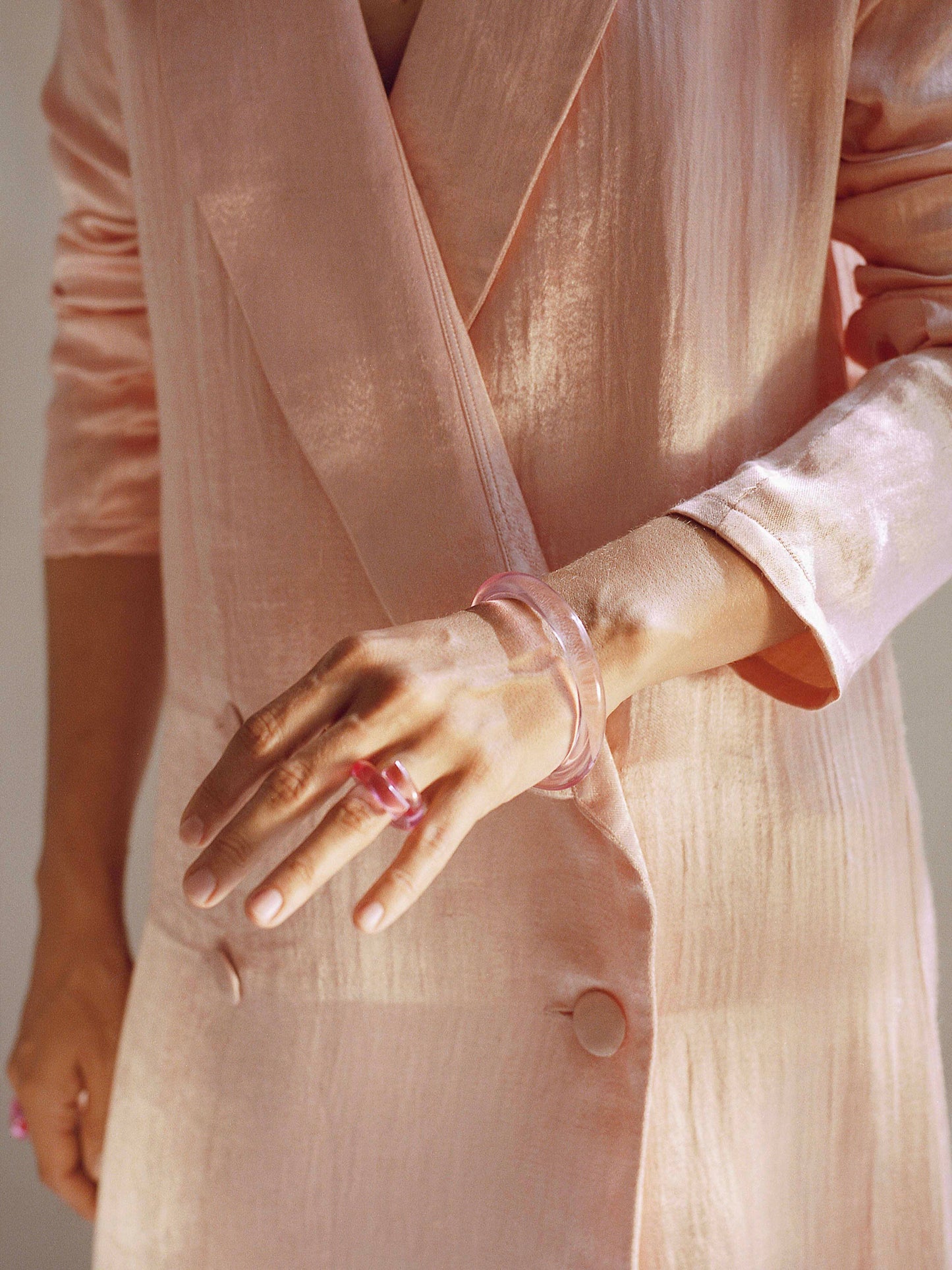 Rod Bracelet: Clear / SML