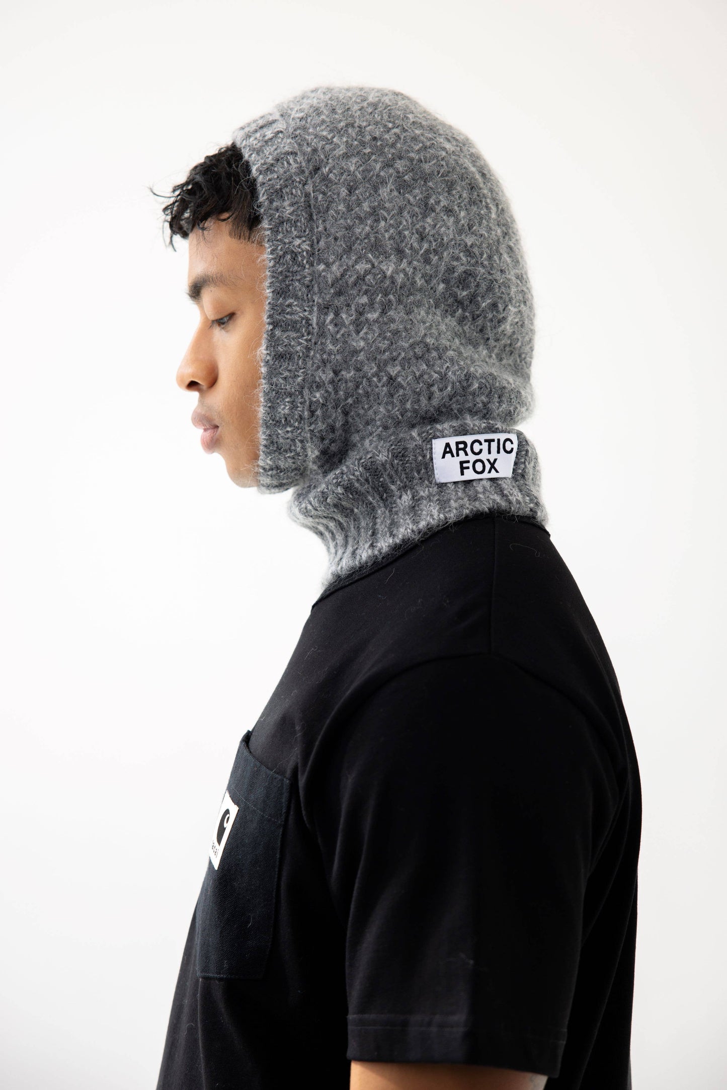 ARCTIC FOX Alpaca Balaclava Fitted Hood - Alpine Cloud - FW25