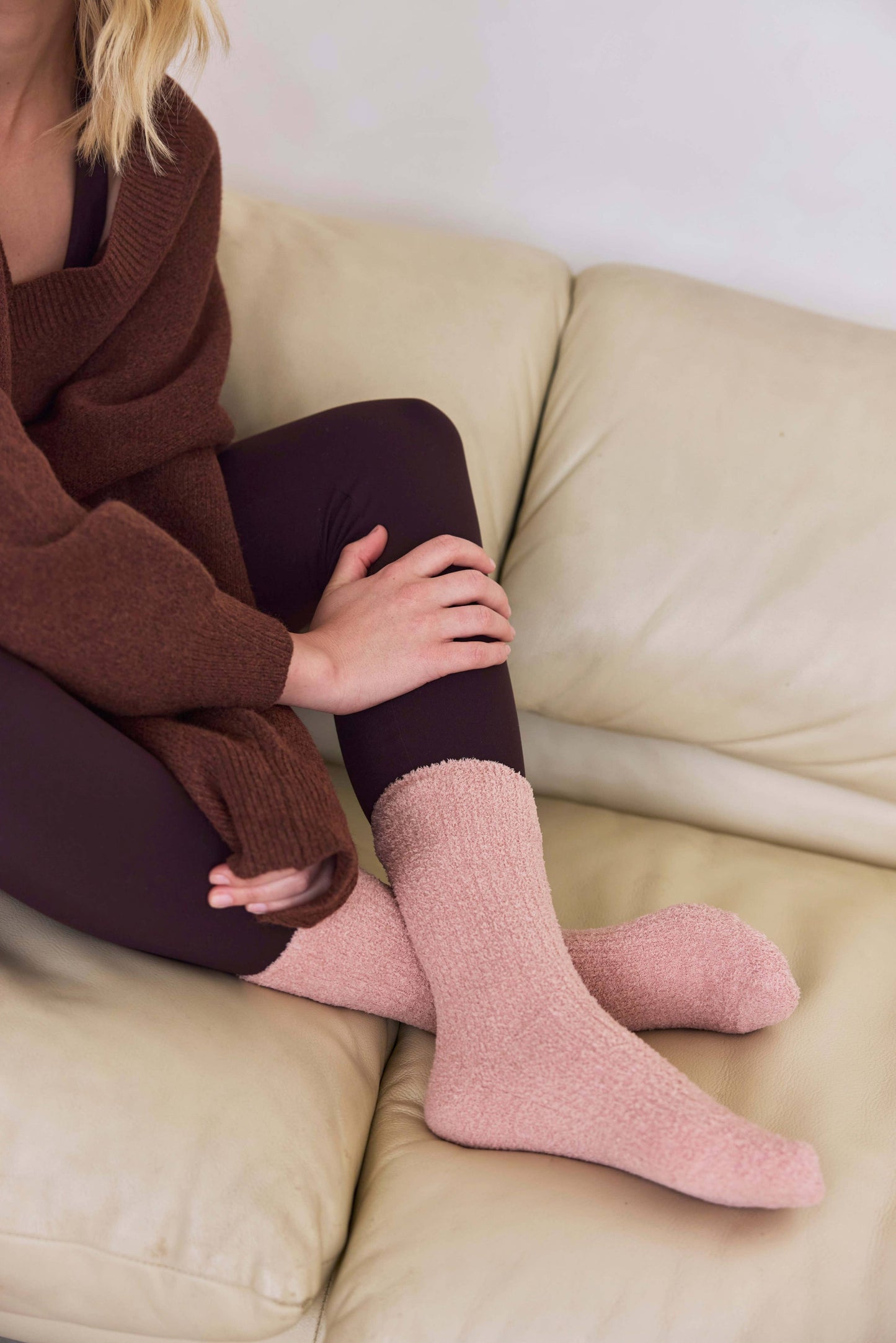ARCTIC FOX Cosy Socks - 100% Recycled - Muted Pink - FW25