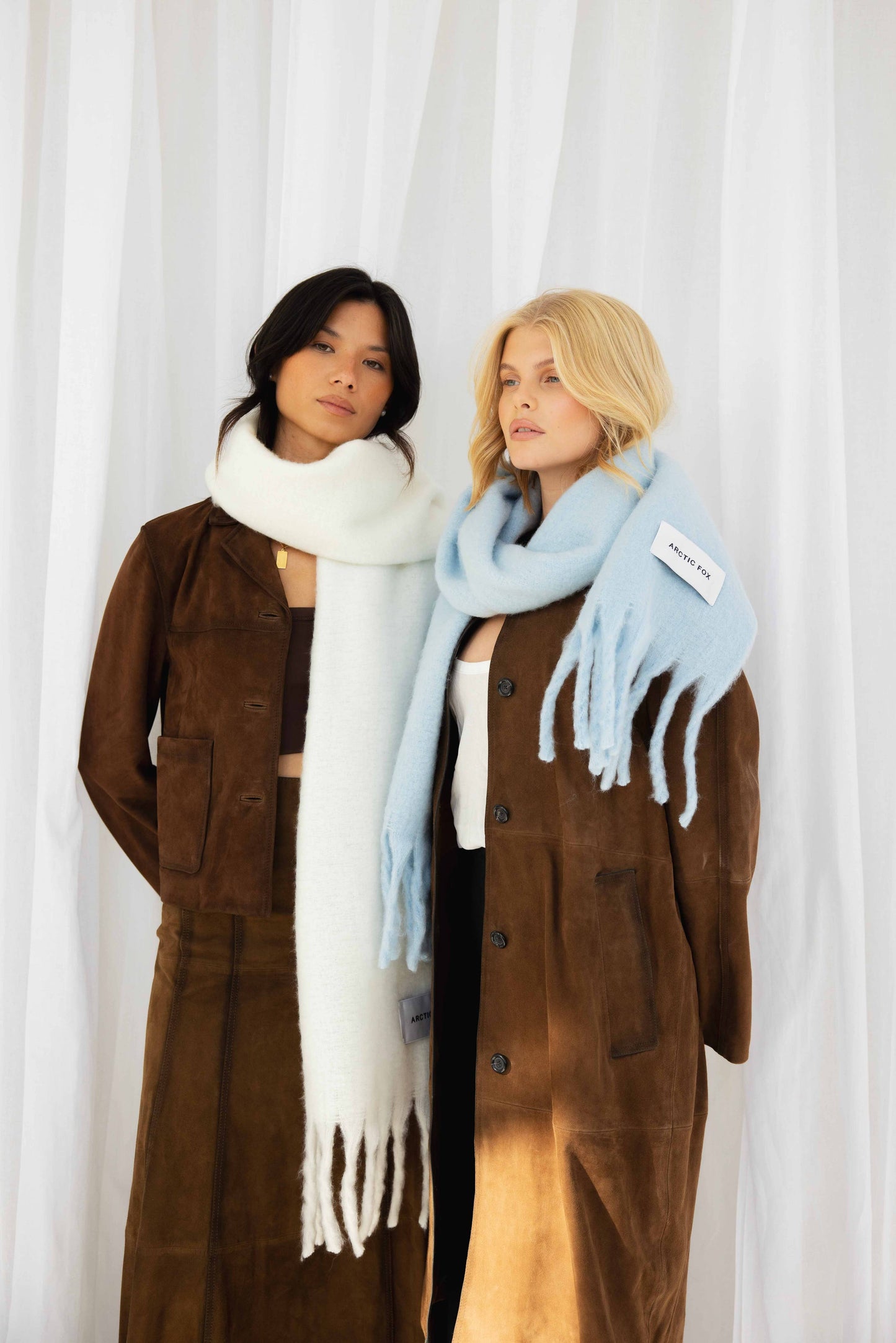 ARCTIC FOX The Stockholm Scarf - 100% Recycled - Polar White - FW25